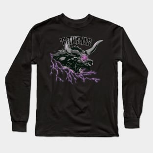 Lightning Taurus (pink) Long Sleeve T-Shirt